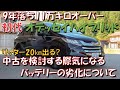 初代オデッセイハイブリッドの燃費事情　低年式過走行車の燃費とバッテリーの劣化について
