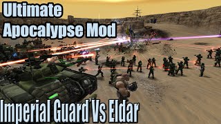 Dawn Of War Ultimate Apocalypse Mod Skirmish Battles - Imperial Guard Vs Eldar