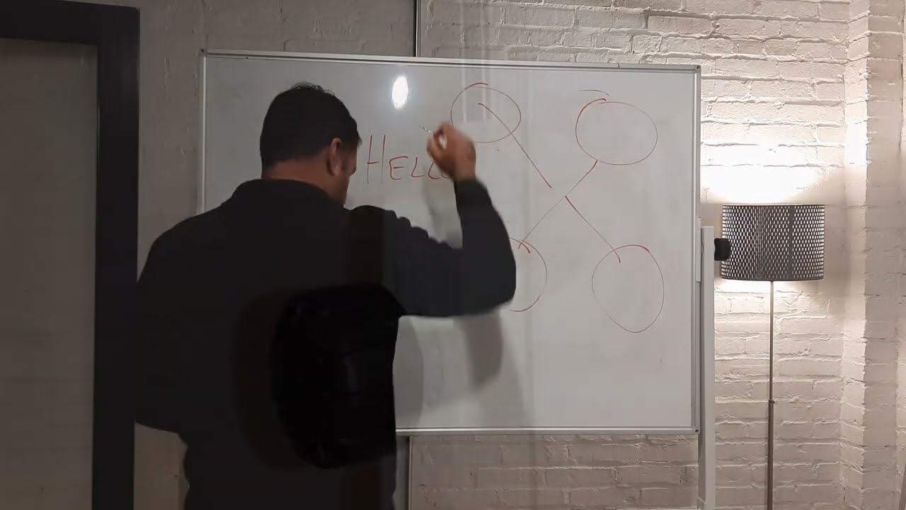 Hang Magnetic Whiteboard on wall 