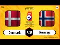 Denmark vs norway  iihf world championship 2024  ice hockey live