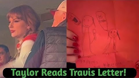 Taylor Swift in TEARS Reading Travis Kelce’s Heartfelt Letter After Chiefs DOMINATE Colts ❤️