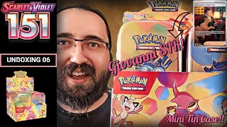 151 Mini Tin Box Case Kutu Açılışı! - Giovanni!|POKEMON SV 151 VIDEO SERİSİ 06 #pokemonkartı #keşfet