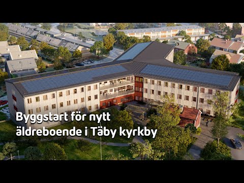 Byggstart för ett nytt äldreboende i Täby kyrkby