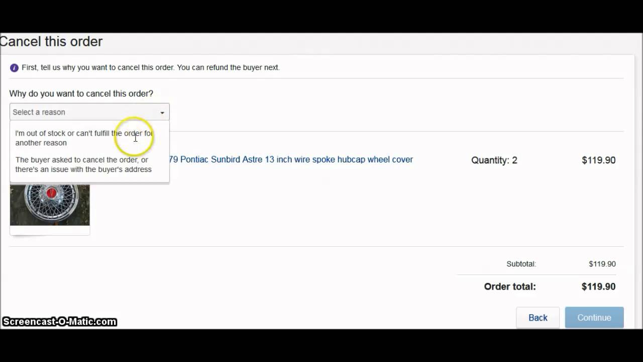 ebay Talk How to Cancel a Transaction on ebay 2015 YouTube