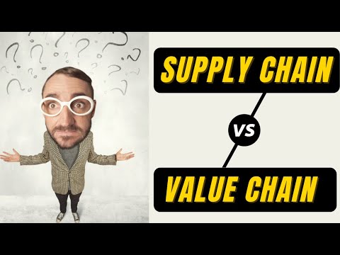 Value Chain vs. Supply Chain: What&rsquo;s the Difference? (Subtitled)