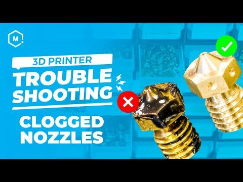 3D Printer Clogged Nozzles -