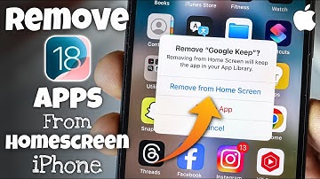How to Remove Apps from Homescreen iPhone (iOS 18)