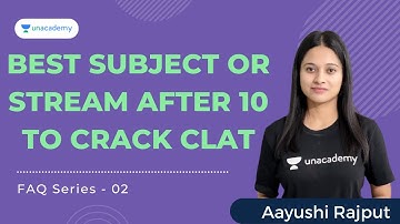 Best Subject or Stream for CLAT after 10th | CLAT 2023 | Aayushi Rajput