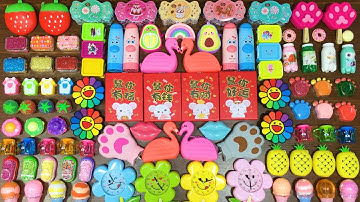 Mixing Random Things into GLOSSY Slime ! SlimeSmoothie Satisfying Slime #164 - Misa Slime