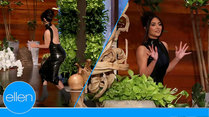 Ellen Scares Kim Kardashian With a 'Spider'