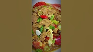 Tongseng sapi tanpa santan. / Bahan dan Cara Cek Komentar #shots