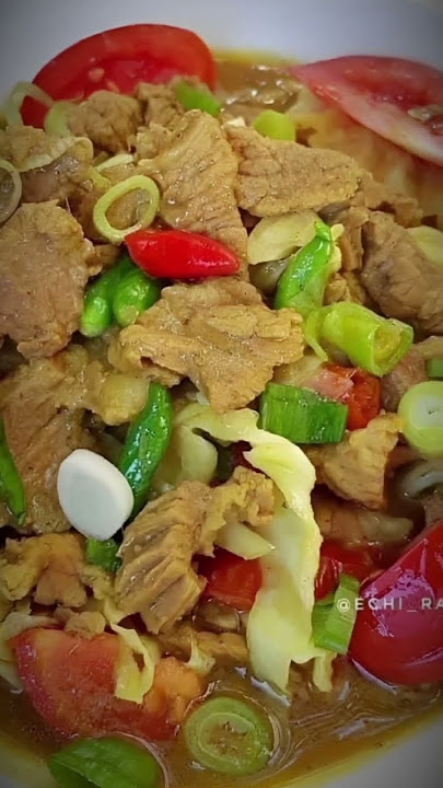 Tongseng sapi tanpa santan. / Bahan dan Cara Cek Komentar #shots