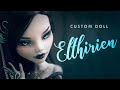 Elthirien the Dark Spirit • Meet our EVIL Alter Egos! • Monster High Repaint • Custom Doll Tutorial