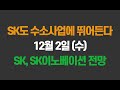 [12월 2일 (수)] SK, SK이노베이션 주가 전망ㅣSK도 수소사업에 뛰어든다ㅣ국제유가 상승과 관련주는?