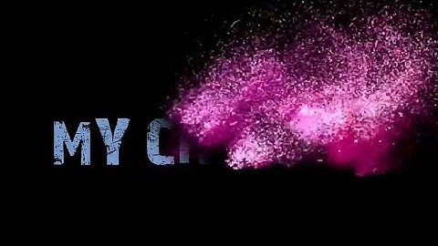 Membuat intro Partikel text efek Animation | In KineMaster mudah