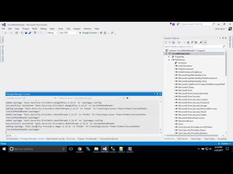 Part 1 - Social Media Logins and OAuth MVC Project Setup