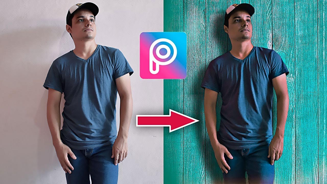 Como CAMBIAR el FONDO de una FOTO en PICSART / como EDITAR FOTOS en picsart  / TecnoMania - YouTube