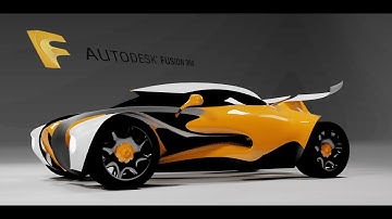 Car Design Speedrun 4 - Using Autodesk Fusion 360 - form concept