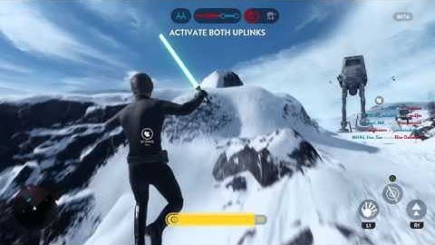 Luke Skywalker vs Darth Vader - Star Wars Battlefront Beta