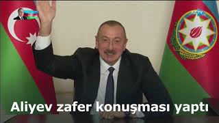 Azerbaycan Cumhurbaşkanı Aliyev zafer konuşması yaptı: Noldu Paşinyan? | NTV