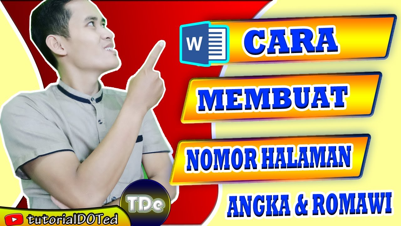 cara membuat nomor halaman di microsoft word - format romawi dan angka
