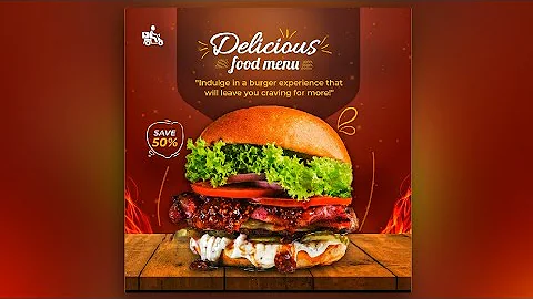 Create A Burger Flyer Using Only Your Smartphone With These Design Tips!