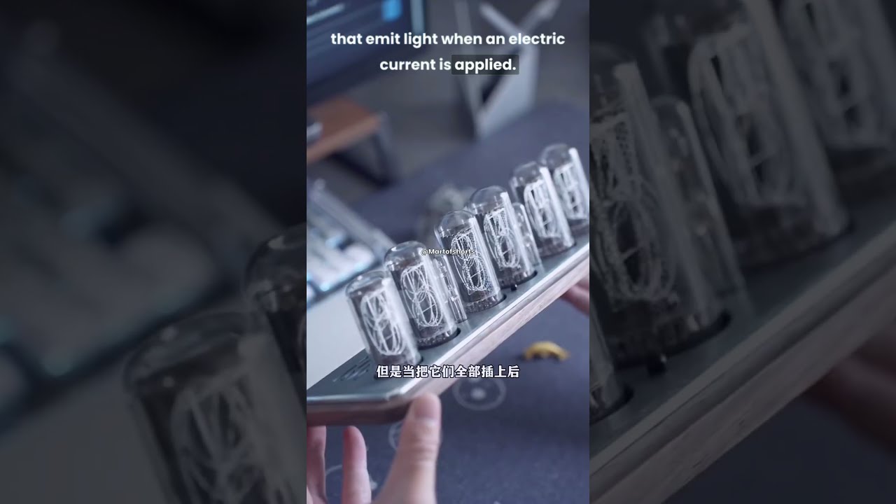 Nixie Tube Clock Vintage Meets Modern In This Timeless Masterpiece Gadgets Youtubeshorts