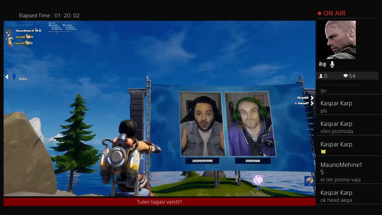 Fortnite live eesti keeles(road to 125 subs)FNCS finals higlights - YouTube