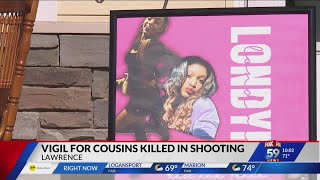Lawrence homicide victims remembered at hometown vigil
