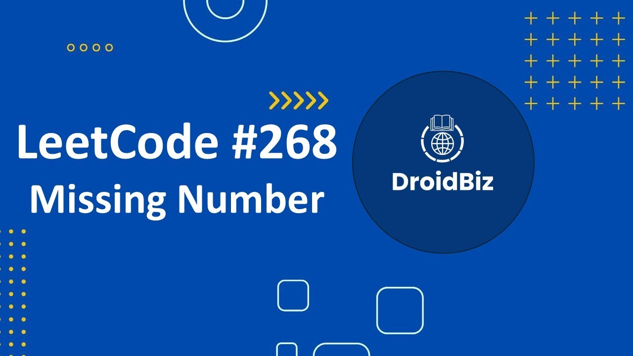 Find Missing Number | LeetCode 268 Solution Explained - YouTube