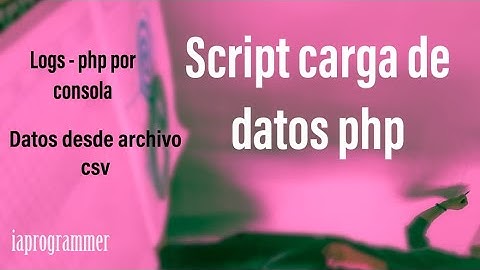 🧐Insertar datos de archivo a una base de datos por medio de script php💻