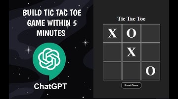 Build Tic Tac Toe Game Within 4 Minutes using ChatGPT!