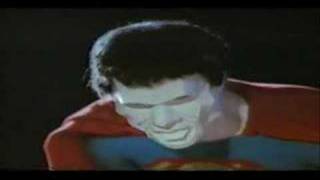 Bizarro defeats Superboy with Kryptonite