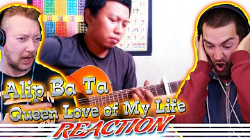 Alip Ba Ta Reaction! ''QUEEN'' - Love of My Life (guitar solo cover)