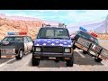 Crazy Police Chases #30 - BeamNG Drive Crashes