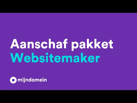 Websitemakerpakket kopen | Mijndomein