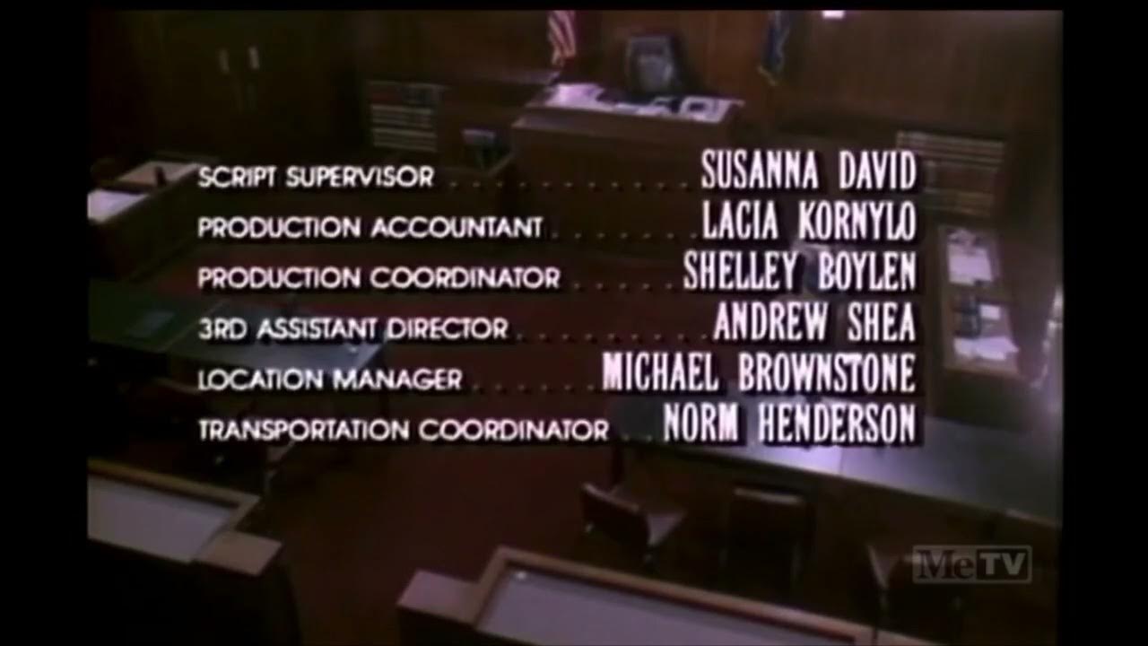 Perry Mason Case Of The Shooting Star Cast Perry Mason: The Case of The Shooting Star Closing Credits (November 9