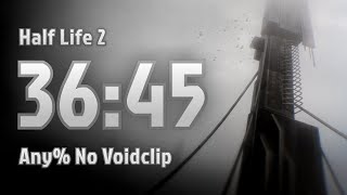 Half-Life 2 Any% (No Voidclip) Speedrun in 36:45.360 [THE END]