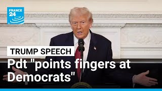 "Trump will point fingers at the Democrats" without questioning his policies • FRANCE 24 English