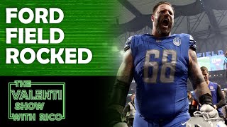 Ford Field Showed Out On Sunday Against Rams | The Valenti Show with Rico