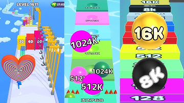 Ultimate 3 Game Combo 😱 | Ball Run Infinity + Layer Man 3D + Ball Merge 3D | Epic Gameplay Mix 🎮🔥