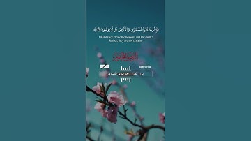 خشوع رهيب للمنشاوي   ام خلقوا من غير شئ ام هم الخالقون   سورة الطور