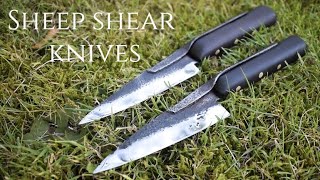 Knifemaking - Making a Pair of Knives from Old Sheep Shears