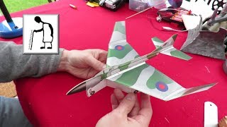 Assembling a cardboard Phantom glider from Parragon