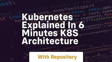 kubernetes explained in 6 minutes k8s architecture