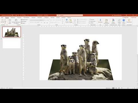 3D ефект на снимка в PowerPoint