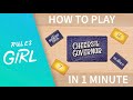 How to play cheers in 1 minute   rules girl