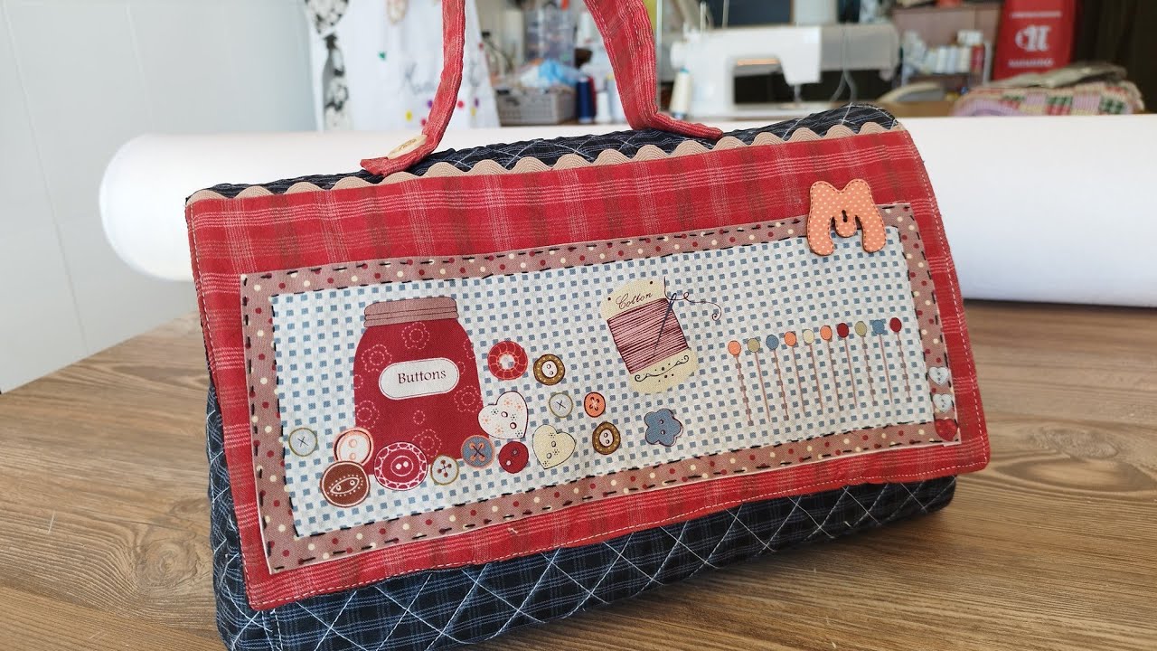 bolso de labores sencillisimo