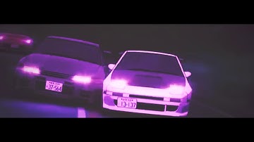 Akagis White Comet  vs Shinigami // INITIAL D AMV
