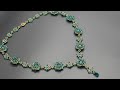 Sidonia's handmade jewelry - Blooming Romance beaded necklace tutorial